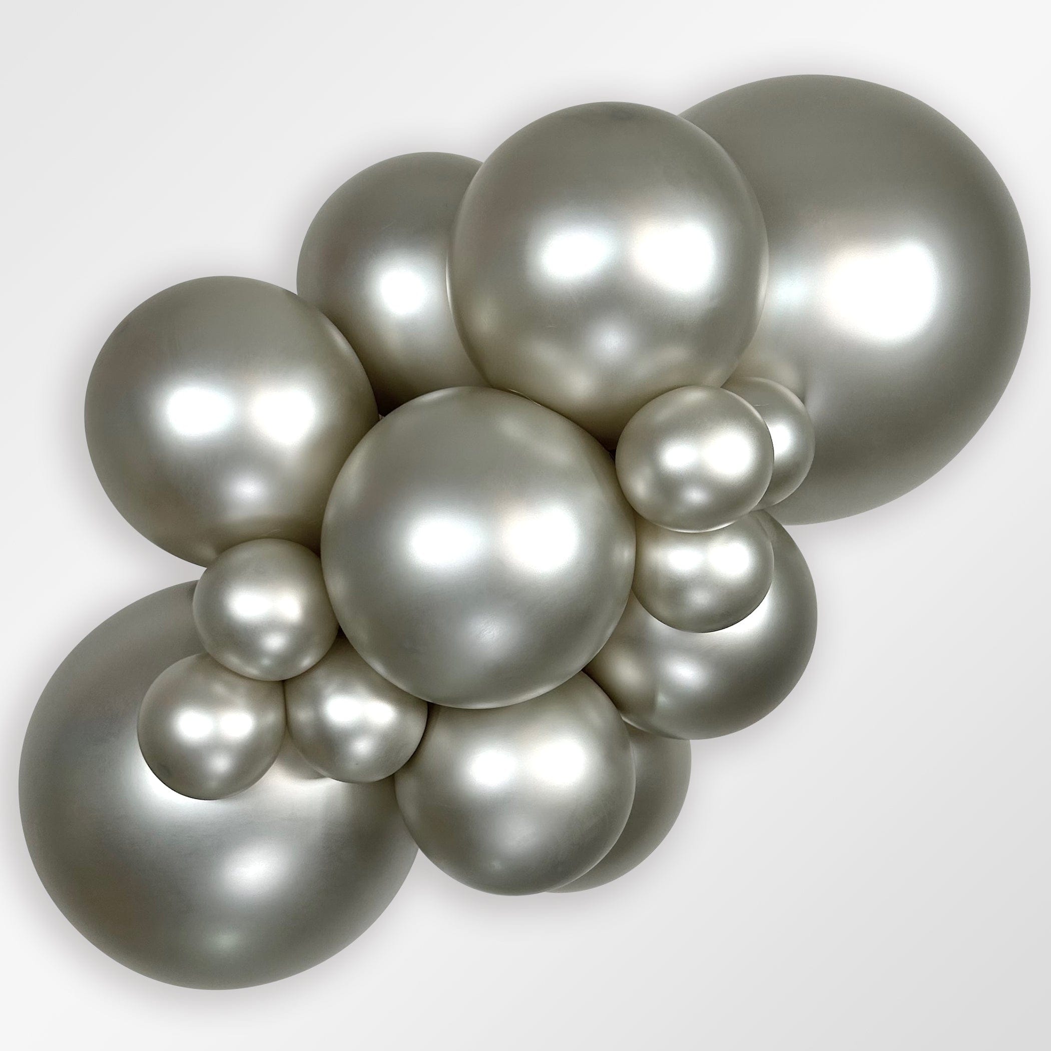 Balloons2Go Balloons 5 inch (100 Ct) / Reflex Silver Sempertex Reflex Latex Balloons | All Sizes Sempertex Reflex Latex Balloons | All Sizes