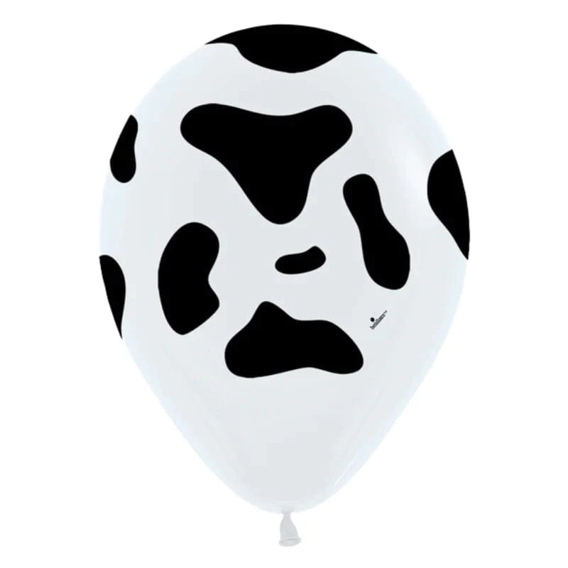 sempertex Balloons 5" Sempertex Cow Print Latex Balloons | 100 Count 5" Sempertex Cow Print Latex Balloons | 100 Count