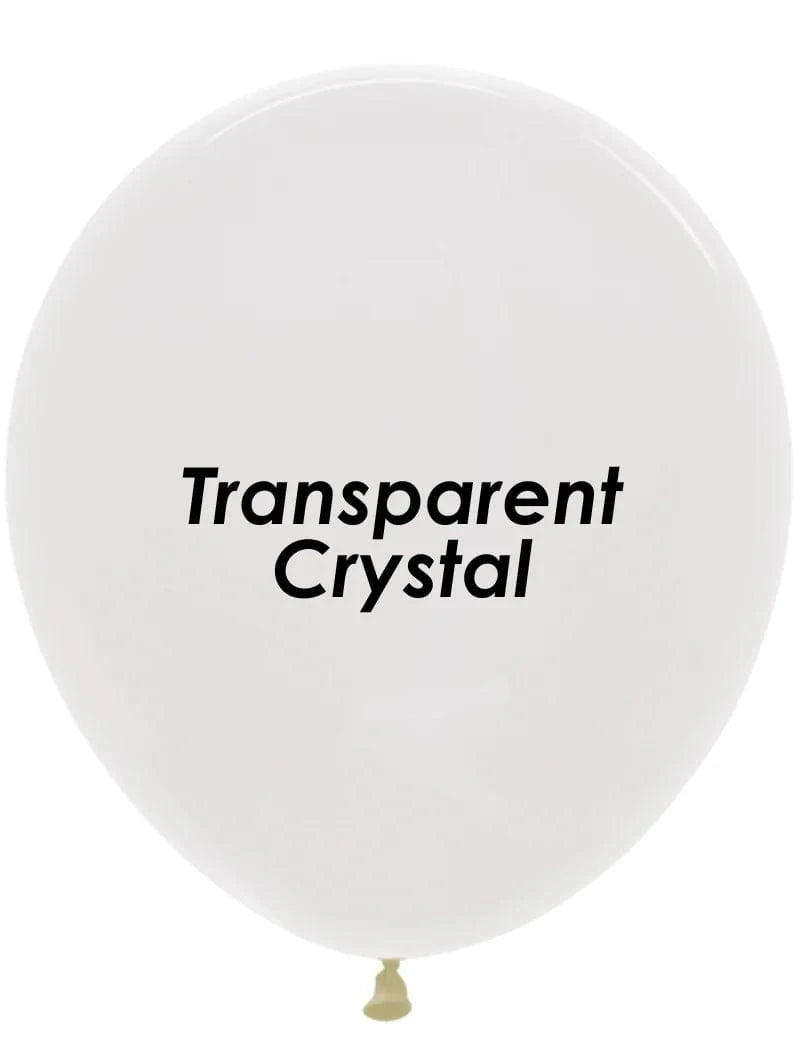 sempertex Balloons 18" Sempertex Crystal Clear Latex Balloons | 25 Count 18" Sempertex Crystal Clear Latex Balloons | 25 Count