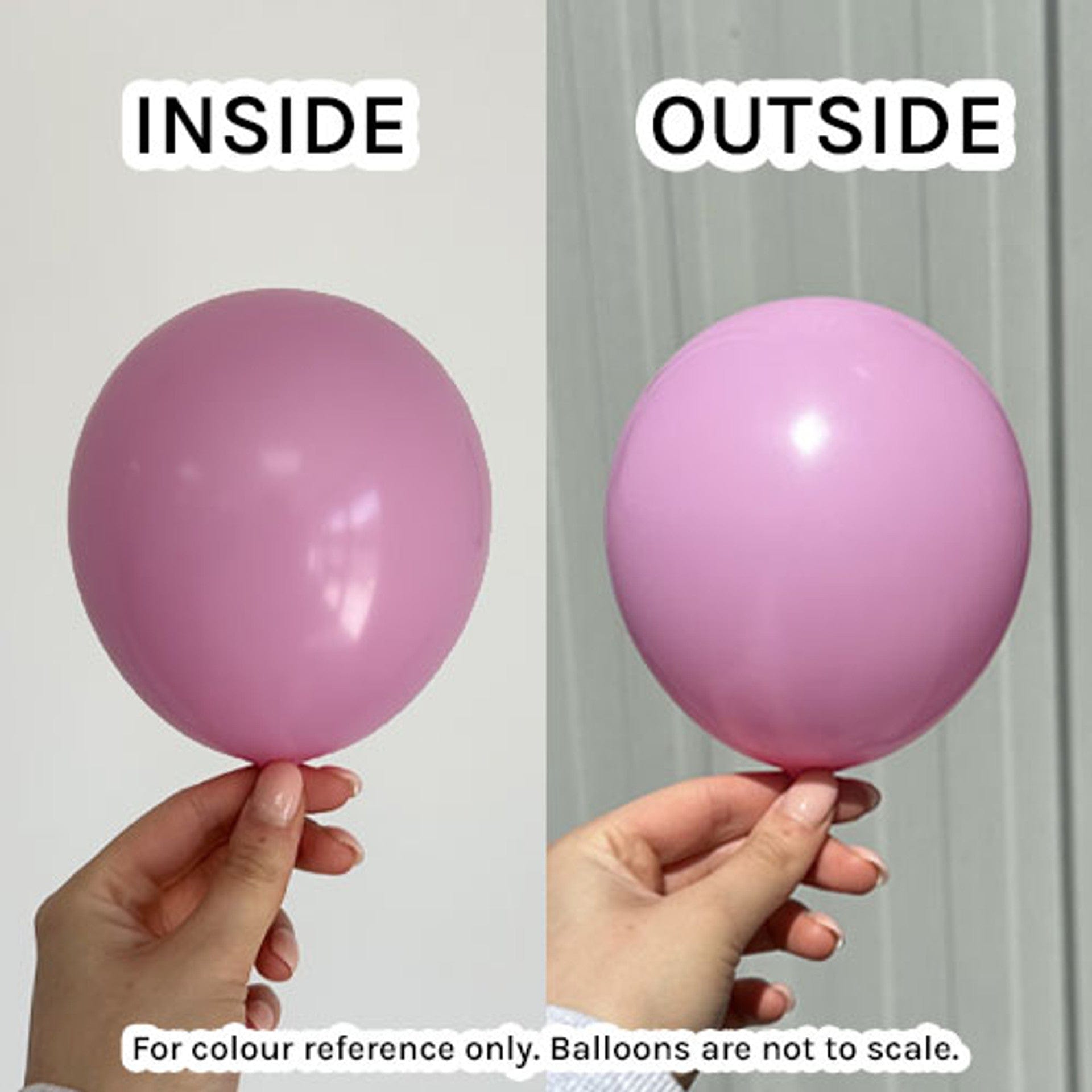 Balloons2Go Balloons 5 inch (100 Ct) / Candy Pink Kalisan Standard Colors All Sizes Kalisan Deluxe Latex Balloons | Vibrant Color Collection