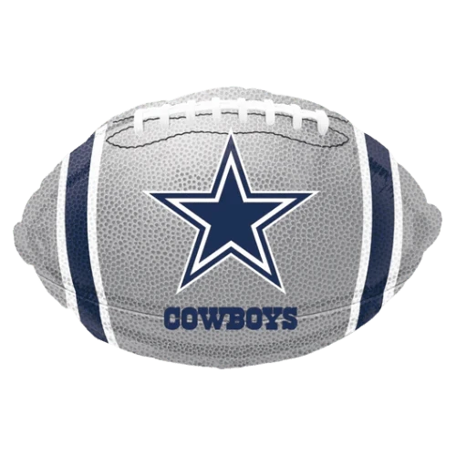 Anagram Balloons 17" Anagram Dallas Cowboys Silver NFL Football Foil Balloon 17" Anagram Dallas Cowboys Silver NFL Football Foil Balloon