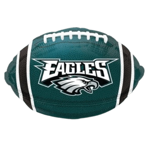 Balloons2Go Balloons 17" Philadelphia Eagles NFL Football Foil Balloon 17" Philadelphia Eagles NFL Foil Balloon | Football Fan Balloon