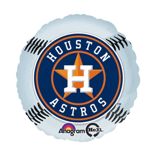 Balloons2Go Balloons 18" Anagram Houston Astros Foil Balloon 18" Houston Astros Foil Balloon – MLB Party Decor