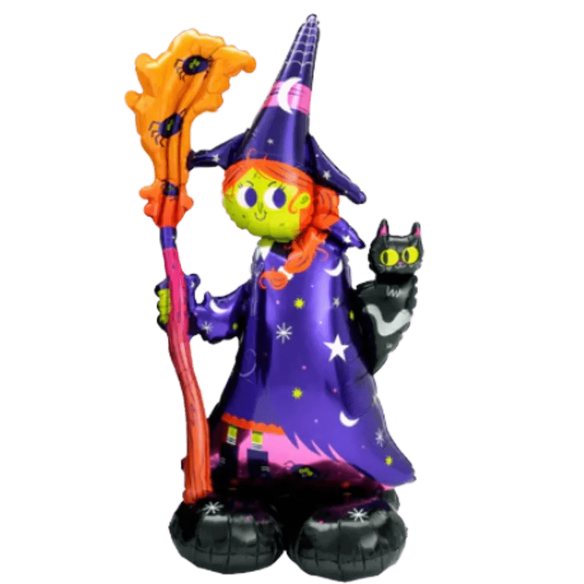 Balloons2Go Balloons 55" Anagram Scary Witch 55in Scary Witch Balloon | Halloween Foil by Anagram