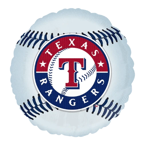 Balloons2Go Balloons 18" Anagram Texas Rangers Baseball Foil Balloon 18" Anagram Texas Rangers Baseball Foil Balloon