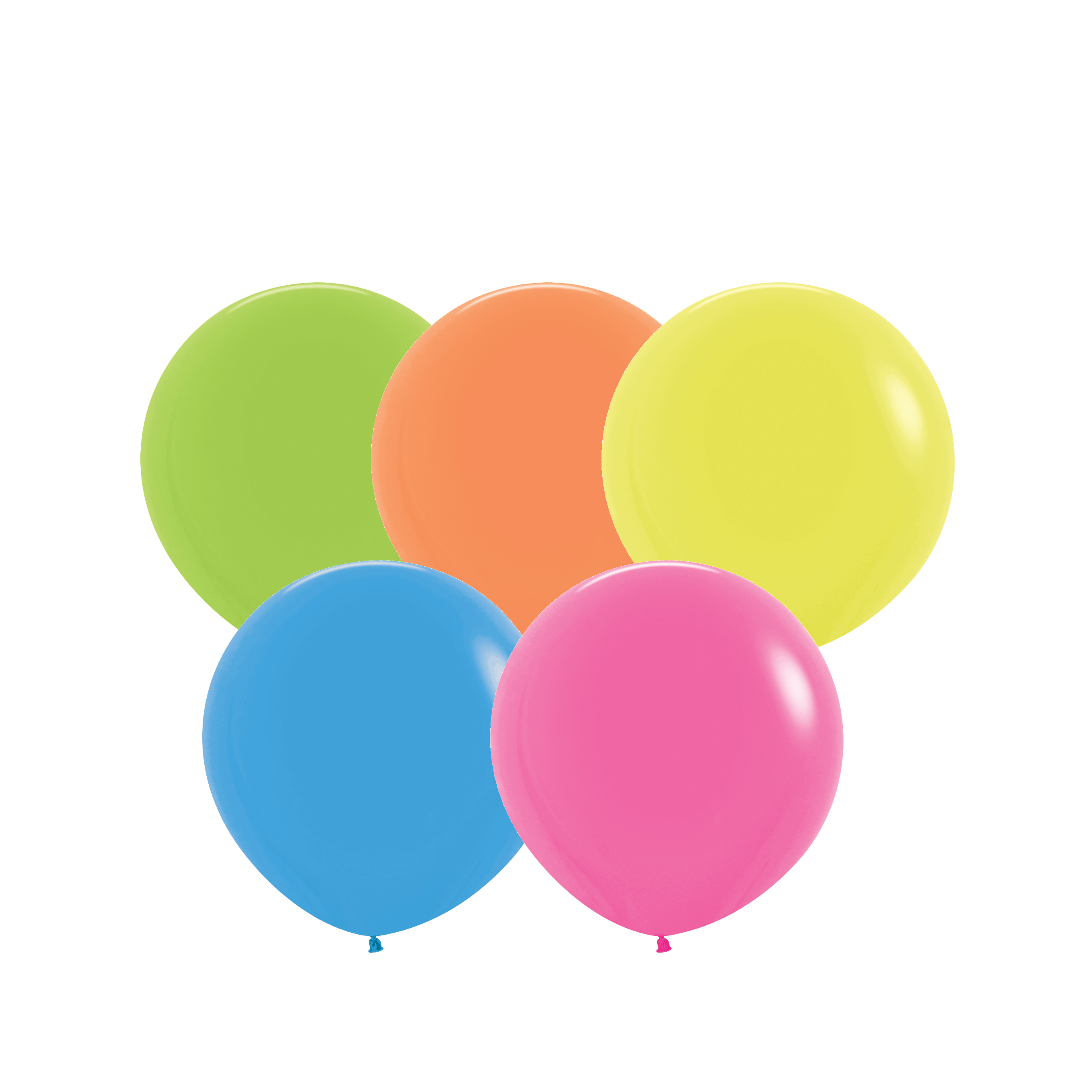 Balloons2Go Balloons 24 inch (10 Ct) / Neon Assortment Sempertex Latex Balloon Assortments | All Sizes Sempertex Balloon Assortments | All Sizes & Mixed Colors