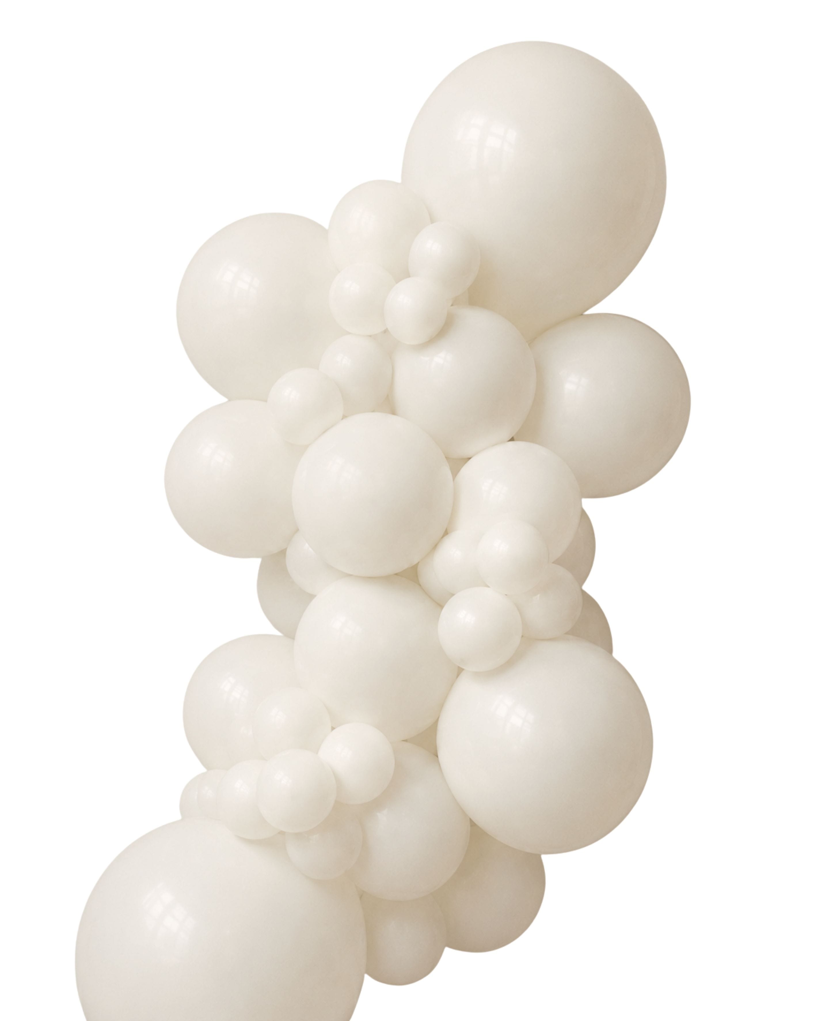 Balloons2Go Balloons 5 inch (100 Ct) / Almond White Sempertex Deluxe Color Latex Balloons | All Sizes Sempertex Deluxe Latex Balloons | Professional Event Supply