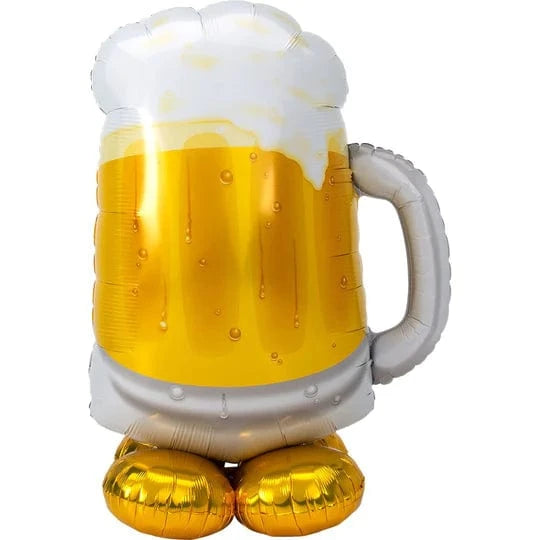 Balloons2Go Balloons 49 inch BIG BEER MUG AIRLOONZ Balloon 49in Big Beer Mug AirLoonz Balloon | Party Decor