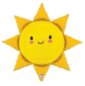 Balloons2Go Balloons 31" Summer Sun Foil Balloon 31" Summer Sun Foil Balloon