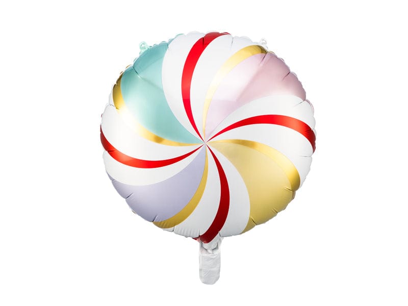 Balloons2Go Balloons 18" candy swirl candy balloon 18" Candy Swirl Balloon – Sweet Party Decoration