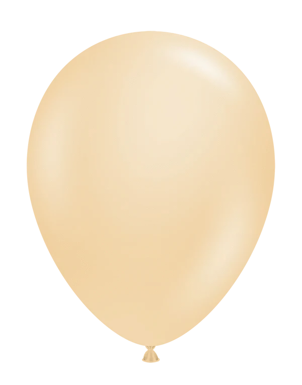 Balloons2Go Balloons 5 inch (50 Ct) / Blush TUFTEX Deluxe Round Latex Colors | All Sizes Tuftex Designer Round Latex Balloons | Assorted Premium Colors