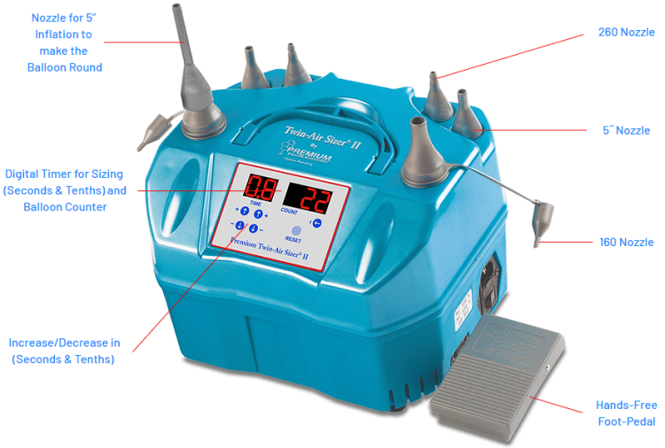 Premium accesories Premium Balloon Twin Air Sizer II Premium Balloon Twin Air Sizer II