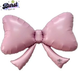 Balloons2Go Balloons 40" Cute Pink Bow Foil Shape 40" Cute Pink Bow Foil Shape