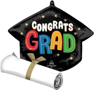 Anagram balloons Balloons 25" Bright Future Congrats Grad Foil Balloon 25" Bright Future Congrats Grad Foil Balloon