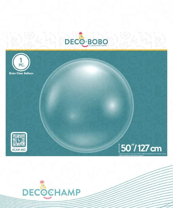 Balloons2Go Balloons Deco Bobo Clear Bubbles 50" Balloon Deco Bobo Clear Bubbles 50" Balloon