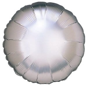 Helium and Balloons of texas Balloons 18" Silver round foil balloon 18" Silver round foil balloon