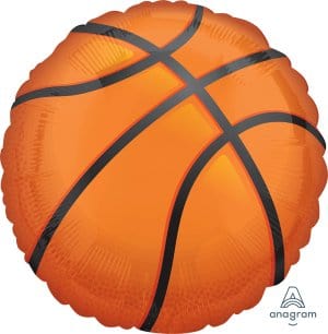 Balloons2Go Balloons 28" Basketball Nothin' But Net Jumbo Balloon - Pkg 28in Basketball Nothin’ But Net Jumbo Balloon - Pkg | Sports Theme