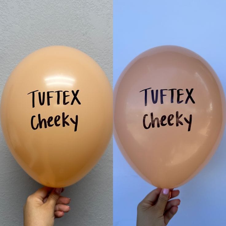 Balloons2Go Balloons Cheeky / 5 inch( 50ct) Tuftex Style Collection Latex Balloons | All Sizes Tuftex Style Collection Latex Balloons | Trendy Party Colors