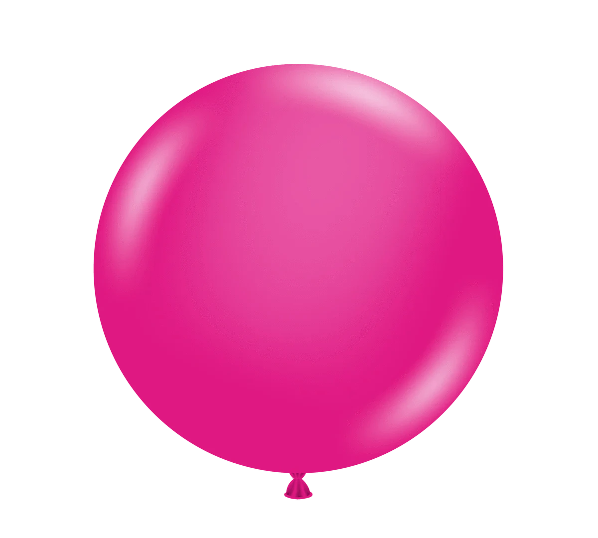 Balloons2Go Balloons 17 inch (50 Ct) / Hot Pink TUFTEX Deluxe Round Latex Colors | All Sizes Tuftex Designer Round Latex Balloons | Assorted Premium Colors