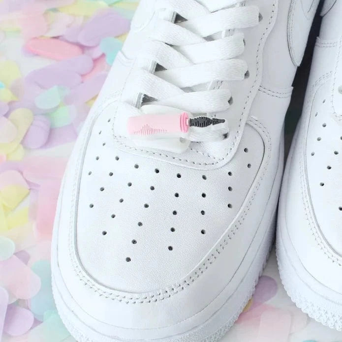 Balloons2Go Balloons PINK BALLOON HAND PUMP SHOE CHARM Pink Balloon Shoe Charm | Fun Balloon Accessory