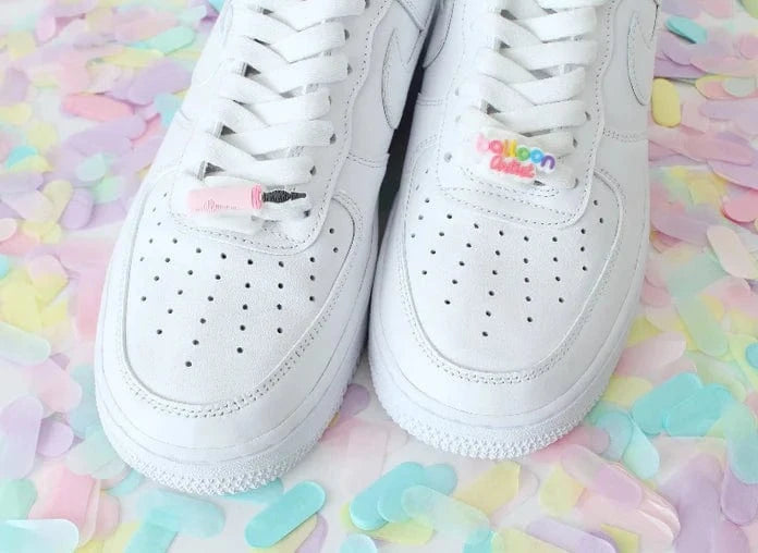 Balloons2Go Balloons SHOELACE ADAPTERS FOR SHOE CHARMS (SET OF 2) Shoelace Adapters - Set of 2 | For Shoe Charms