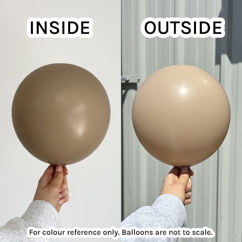 Balloons2Go Balloons 5 inch (100 Ct) / Hazelnut Kalisan Standard Colors All Sizes Kalisan Deluxe Latex Balloons | Vibrant Color Collection