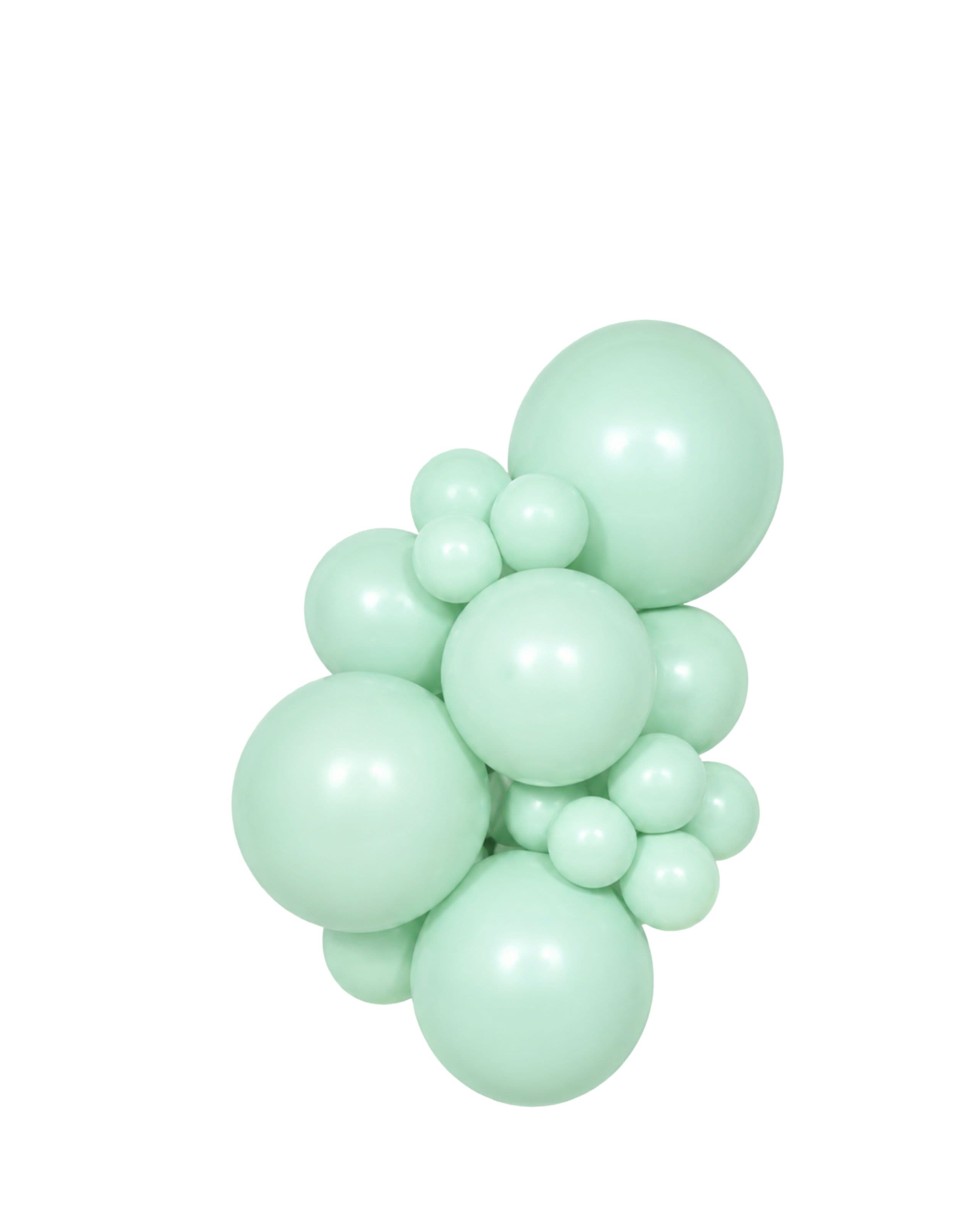 Kalisan Balloons Macaron Green / 5 inch (50 Ct) Kalisan Macaron Matte Color Balloons 12in Macaron Pale Yellow Latex Balloons | Soft Party Color