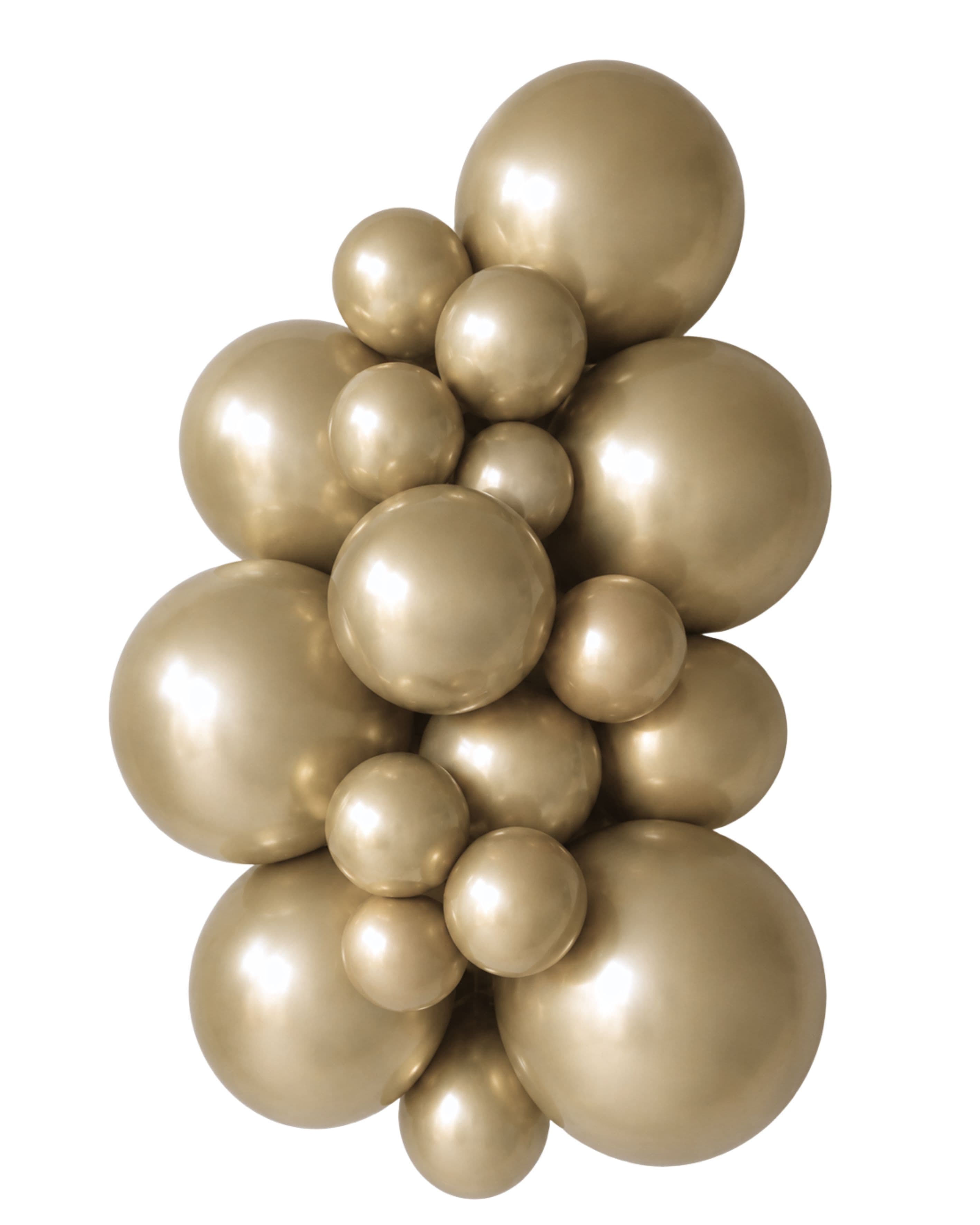 Balloons2Go Balloons Aura Antique Gold / 5 inch (50 Ct) Kalisan Aura Collection Kalisan Aura Collection – Premium Pastel Balloons