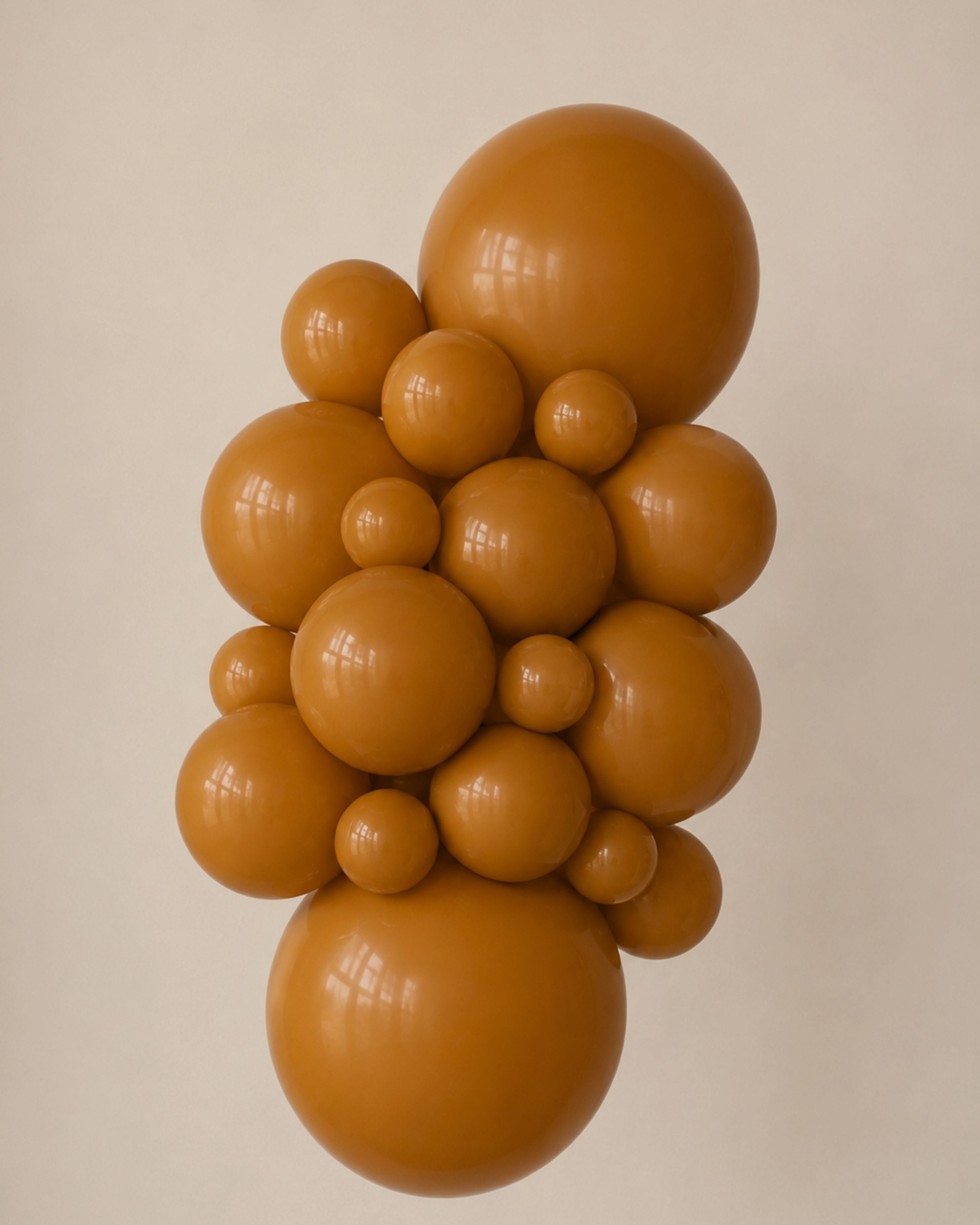 Balloons2Go Balloons 5 inch (100 Ct) / Caramel Brown Kalisan Standard Colors All Sizes Kalisan Deluxe Latex Balloons | Vibrant Color Collection