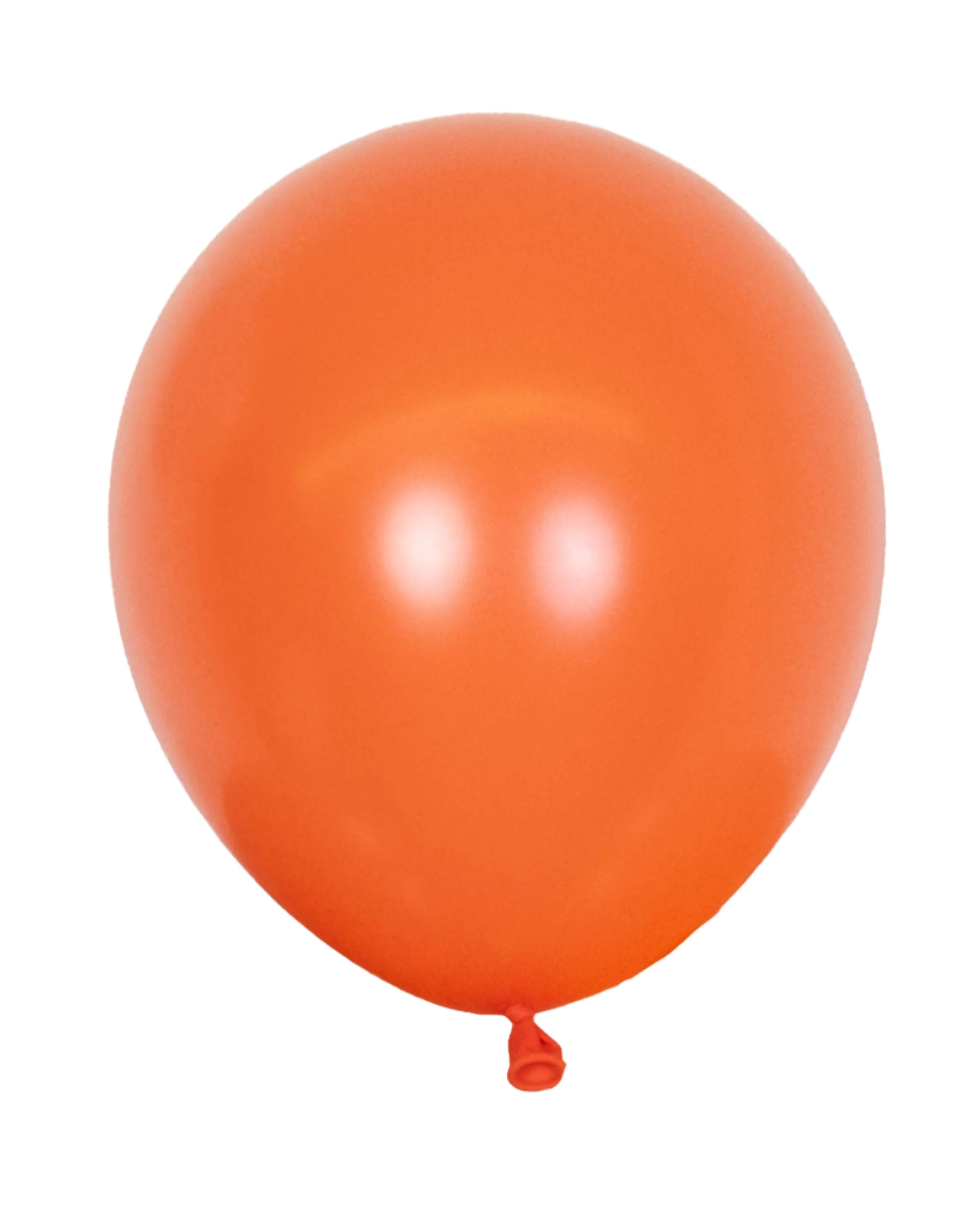Balloons2Go Balloons 5 inch (100 Ct) / Flame Orange Kalisan Standard Colors All Sizes Kalisan Deluxe Latex Balloons | Vibrant Color Collection