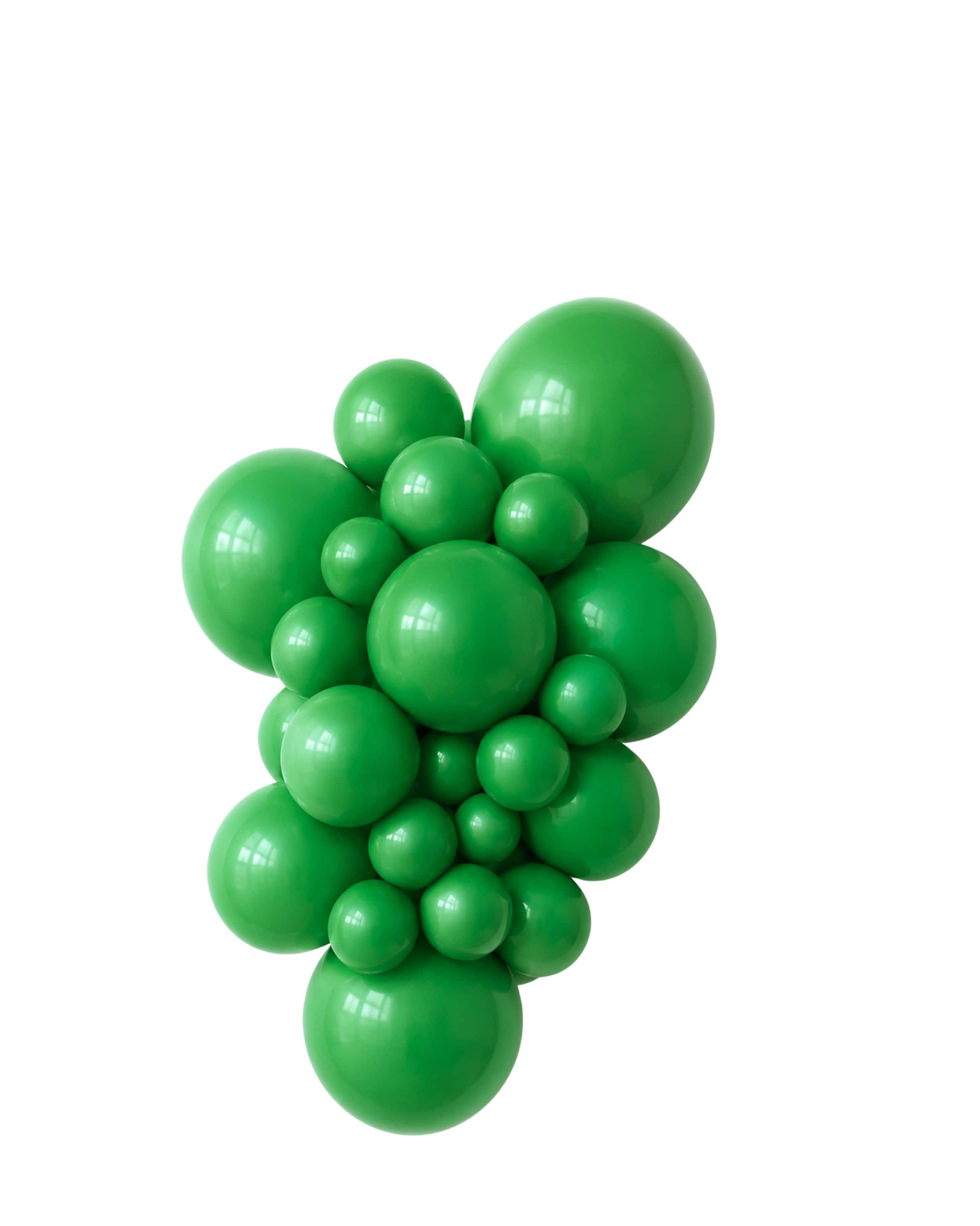 Balloons2Go Balloons 5 inch (100 Ct) / Green Kalisan Standard Colors All Sizes Kalisan Deluxe Latex Balloons | Vibrant Color Collection