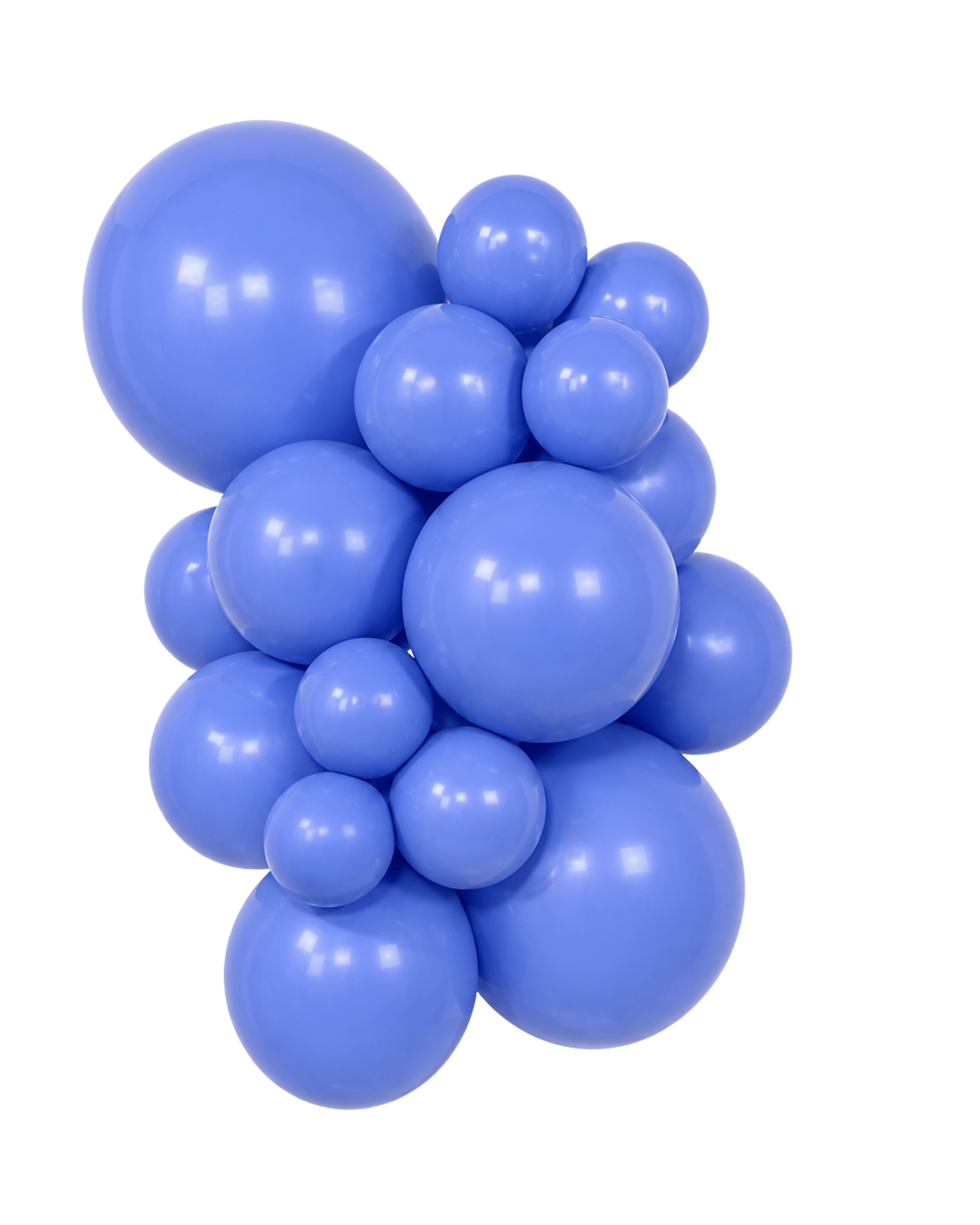 Balloons2Go Balloons 5 inch (100 Ct) / Periwinkle Kalisan Standard Colors All Sizes Kalisan Deluxe Latex Balloons | Vibrant Color Collection