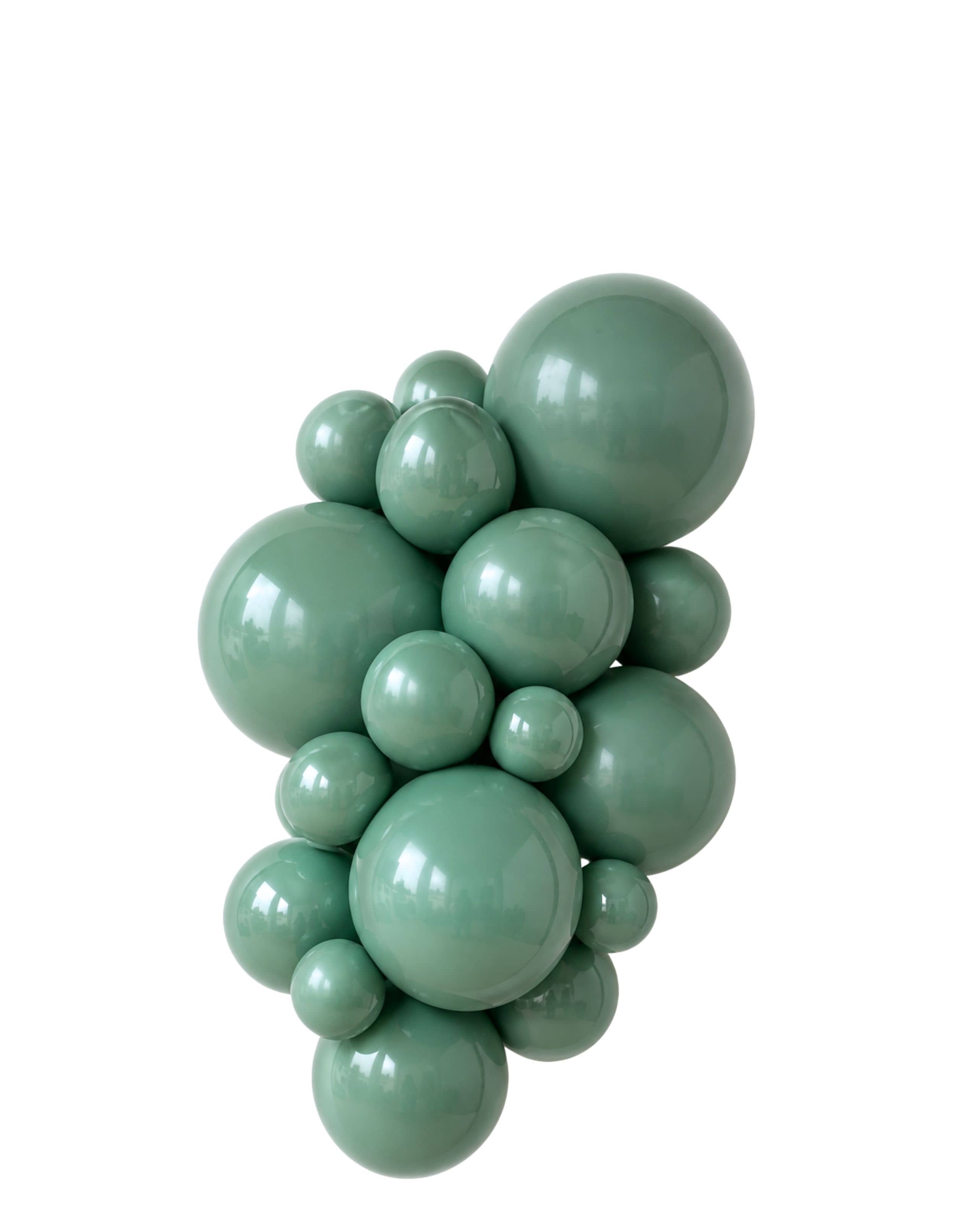 Balloons2Go Balloons Sage / 5 inch (100 Ct) Kalisan Retro Color Balloons | Vintage-Inspired Latex Balloons Kalisan Retro Color Balloons | Latex for Balloon Artists