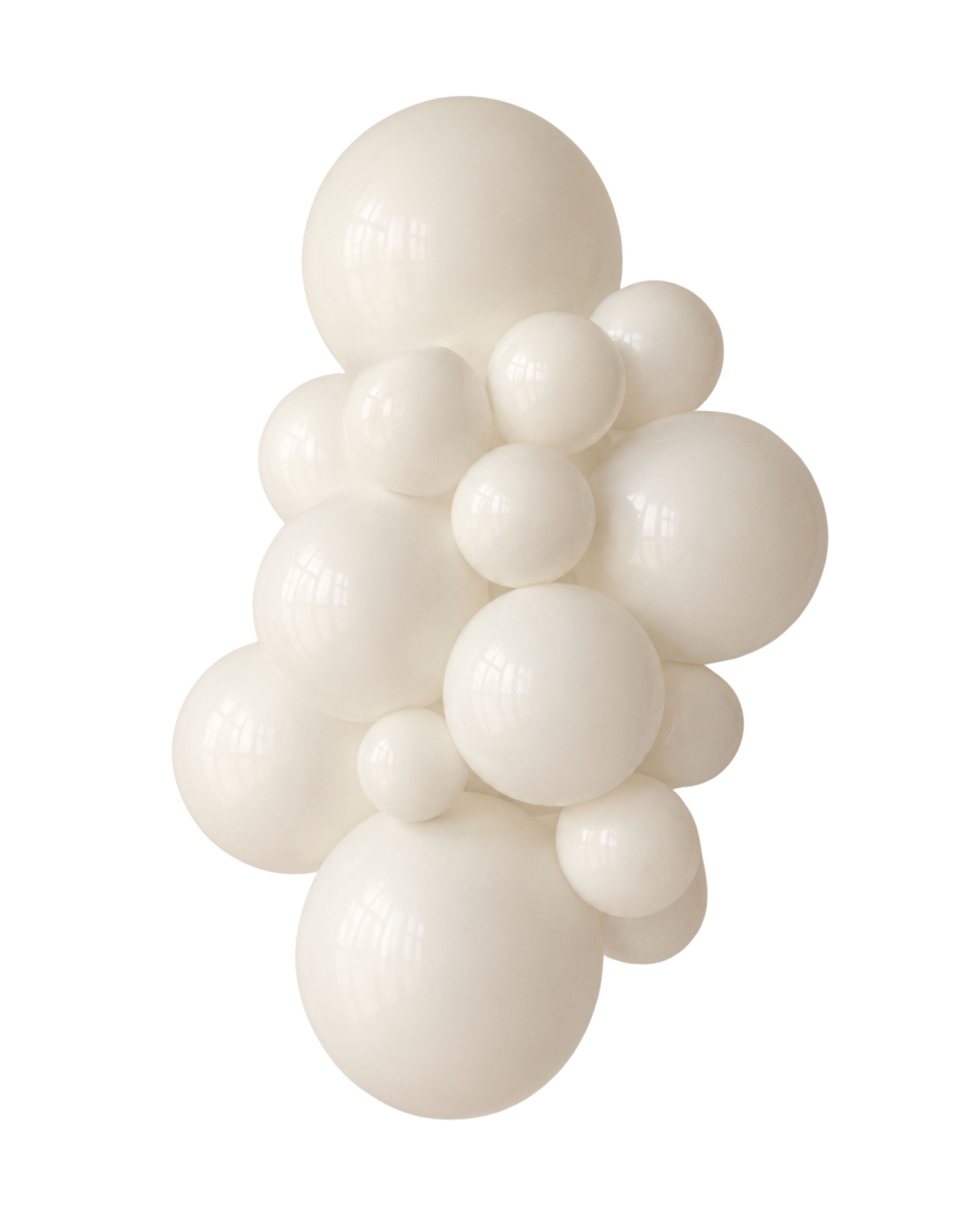 Balloons2Go Balloons Retro White / 5 inch (100 Ct) Kalisan Retro Color Balloons | Vintage-Inspired Latex Balloons Kalisan Retro Color Balloons | Latex for Balloon Artists