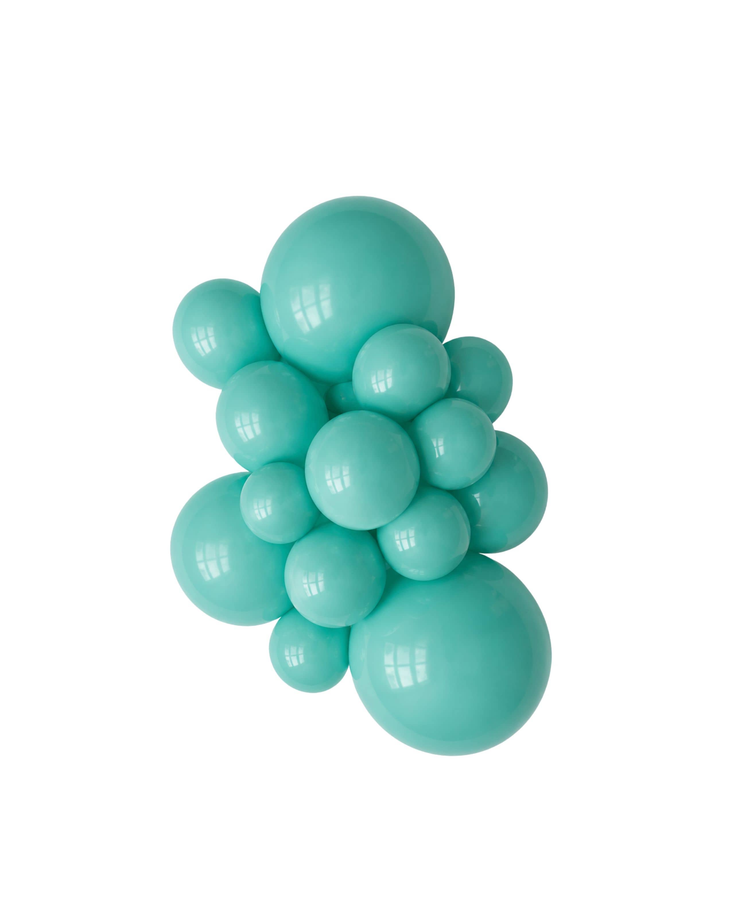 Balloons2Go Balloons 5 inch (100 Ct) / Sea Green Kalisan Standard Colors All Sizes Kalisan Deluxe Latex Balloons | Vibrant Color Collection