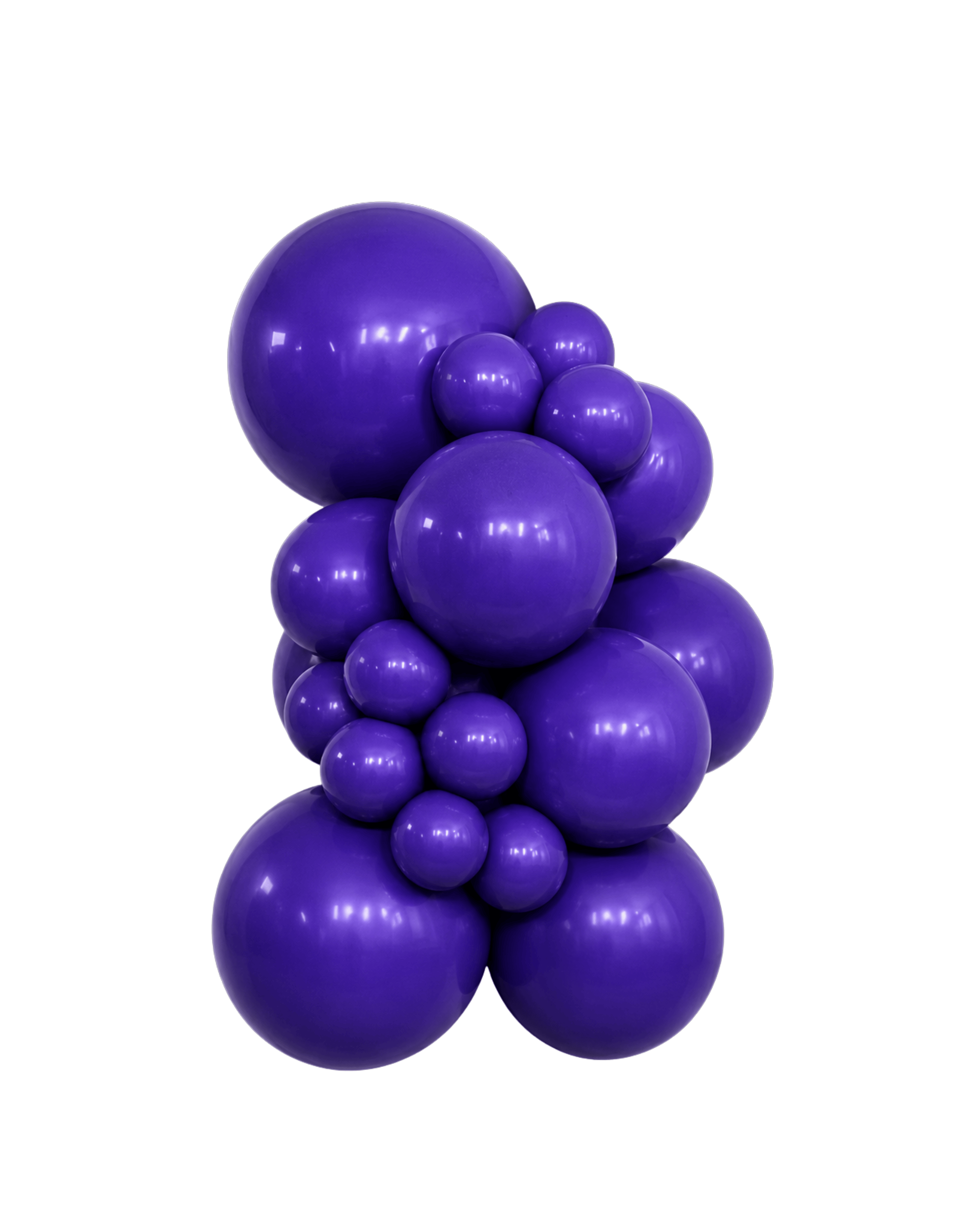 Balloons2Go Balloons 5 inch (100 Ct) / Violet Kalisan Standard Colors All Sizes Kalisan Deluxe Latex Balloons | Vibrant Color Collection