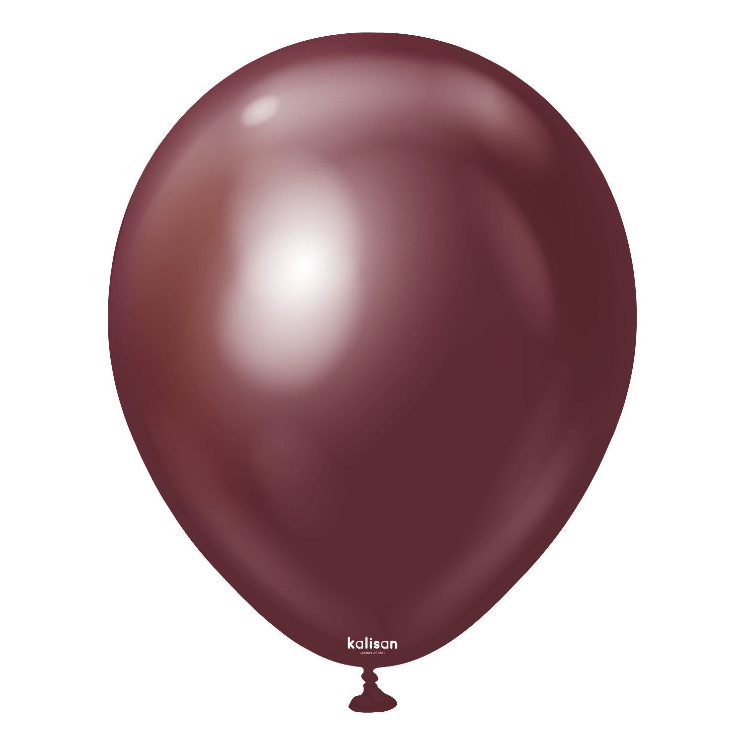 Balloons2Go Balloons Mirror Burgundy / 5 inch (100 Ct) Kalisan Mirror Collection Kalisan Mirror Collection Latex Balloons | Glossy Metallic Finish