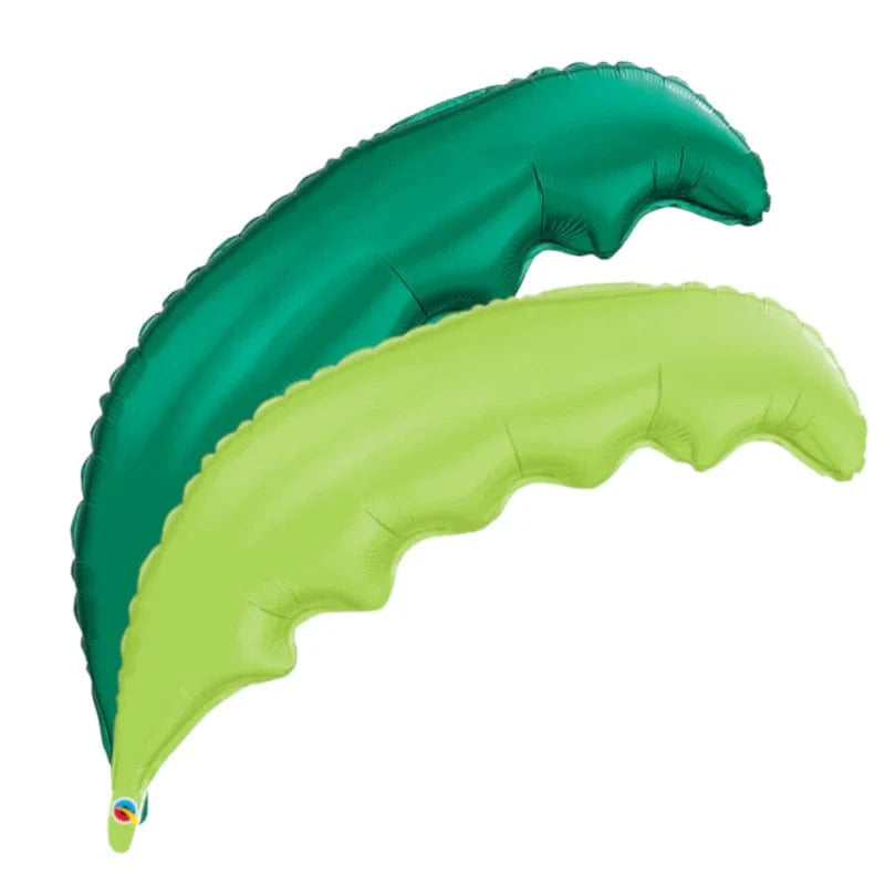 Balloons2Go Balloons Palm Fronds Foil Balloon Palm Fronds Foil Balloon | Tropical Green Leaf Design