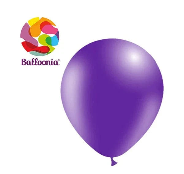 Balloons2Go Balloons Balloonia 5" Latex Purple 100ct Balloonia 5" Latex Purple 100ct