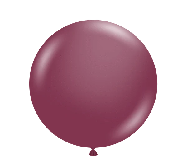 Balloons2Go Sangria TUFTEX Deluxe Round Latex Colors | 24" 3 ct TUFTEX Deluxe Round Latex Colors | 24" 3 ct