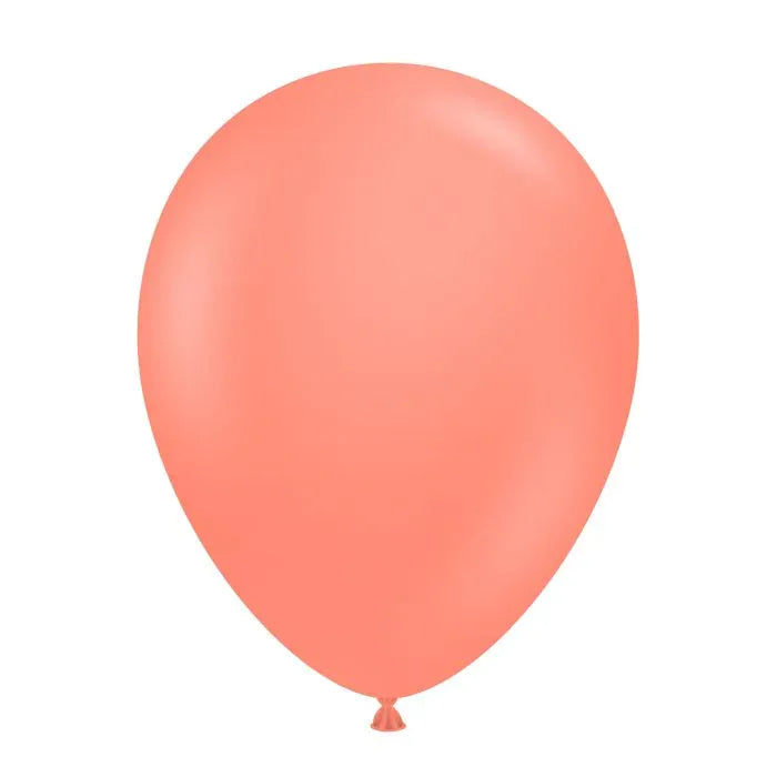 Balloons2Go Balloons 5 inch (50 Ct) / Poppy TUFTEX Deluxe Round Latex Colors | All Sizes Tuftex Designer Round Latex Balloons | Assorted Premium Colors