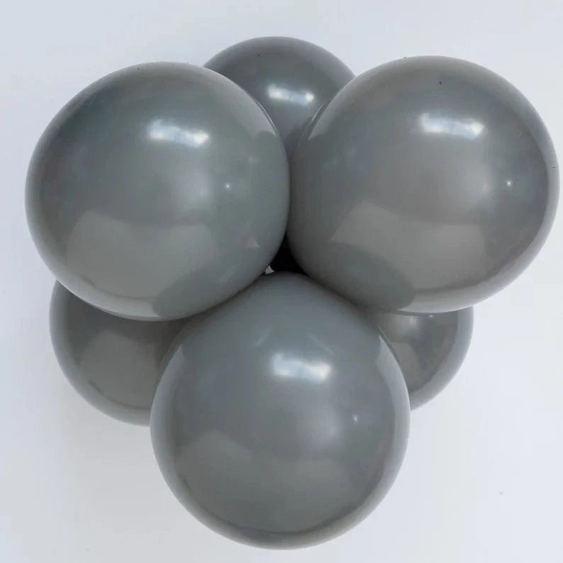 Balloons2Go Grey Smoke TUFTEX Deluxe Round Latex Colors | 24" 3 ct TUFTEX Deluxe Round Latex Colors | 24" 3 ct