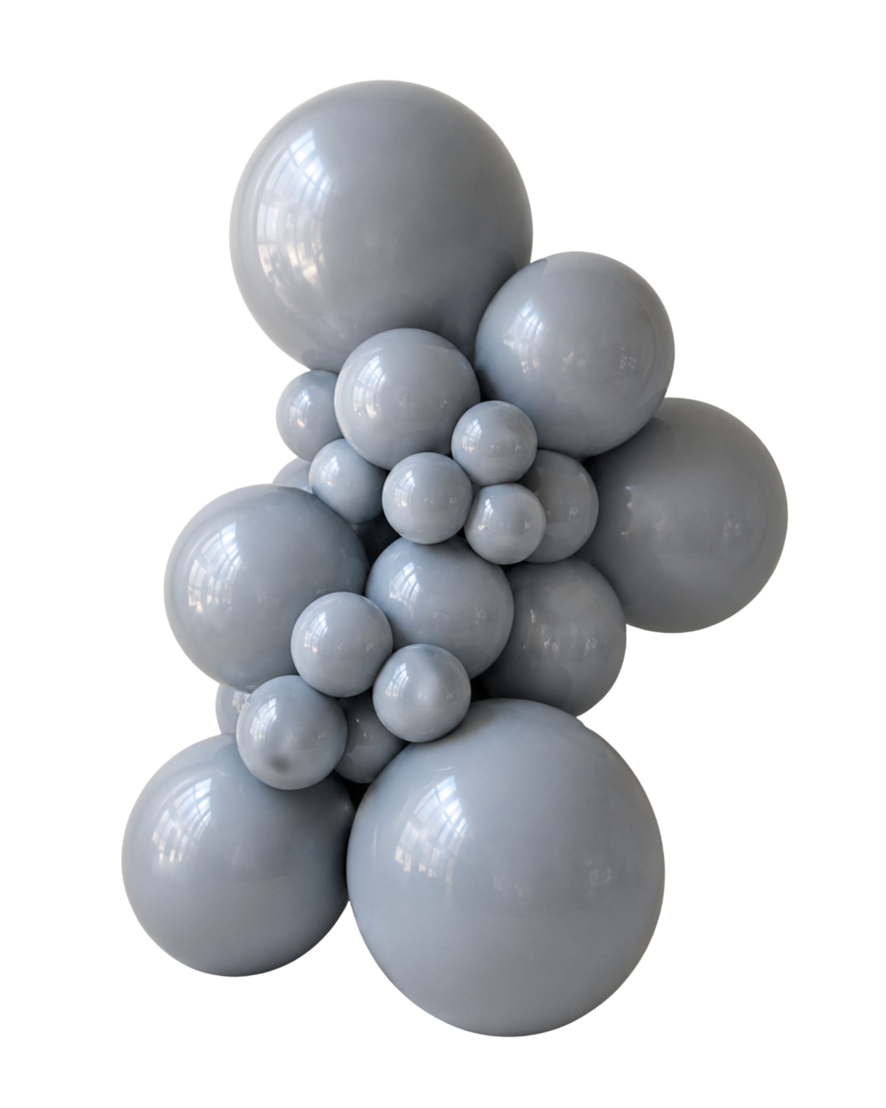 Balloons2Go Balloons 5 inch (100 Ct) / Urban grey Sempertex Deluxe Color Latex Balloons | All Sizes Sempertex Deluxe Latex Balloons | Professional Event Supply