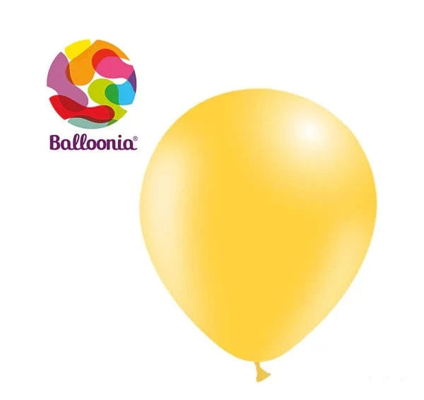 Balloons2Go Balloons Balloonia 5" Latex Yellow Mango100ct 11in Betallic Animal Print Mink Balloons | Wild Safari Theme