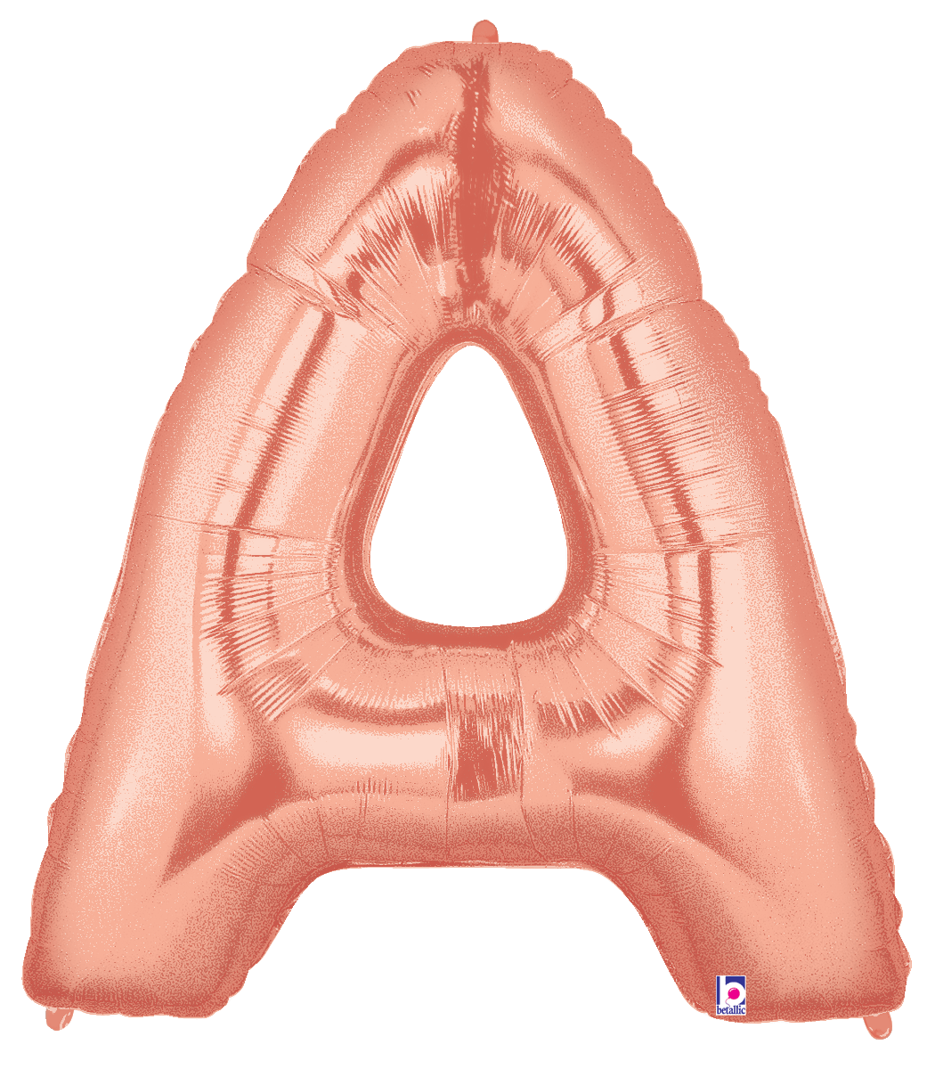 Balloons2Go Balloons 40 inch / A 40" Rose Gold Letter Balloons 40in Rose Gold Letter Balloons | Customizable Party Banner