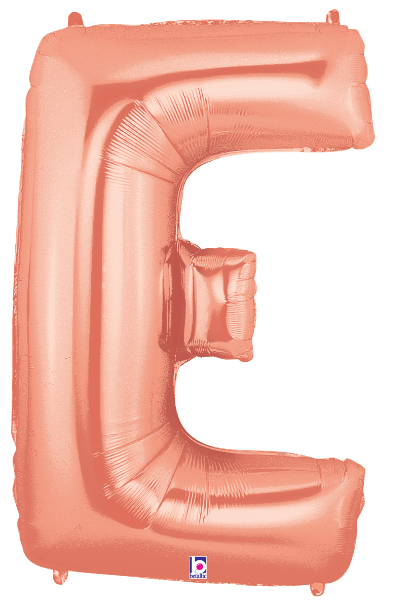 Balloons2Go Balloons 40 inch / E 40" Rose Gold Letter Balloons 40in Rose Gold Letter Balloons | Customizable Party Banner