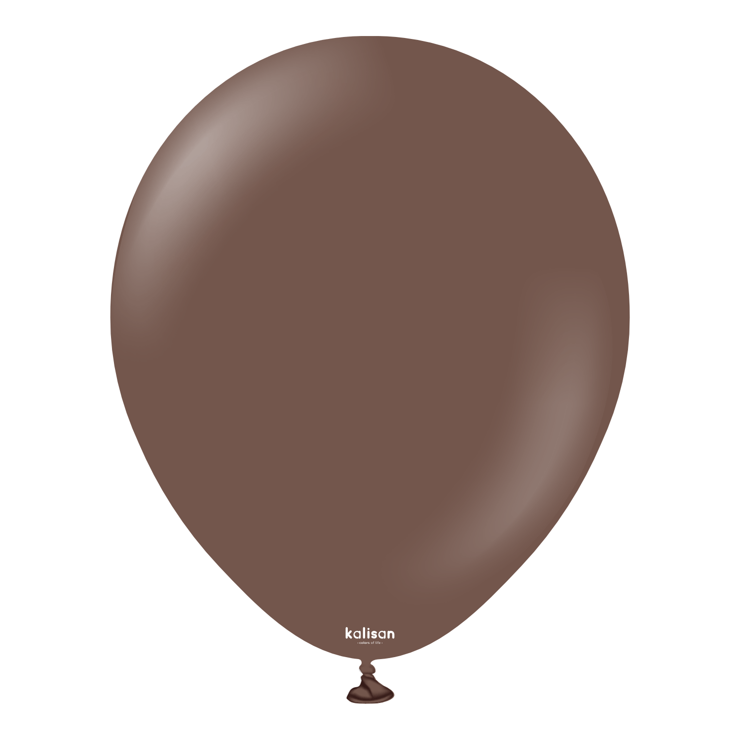 Balloons2Go Balloons 5 inch (100 Ct) / Chocolate Brown Kalisan Standard Colors All Sizes Kalisan Deluxe Latex Balloons | Vibrant Color Collection