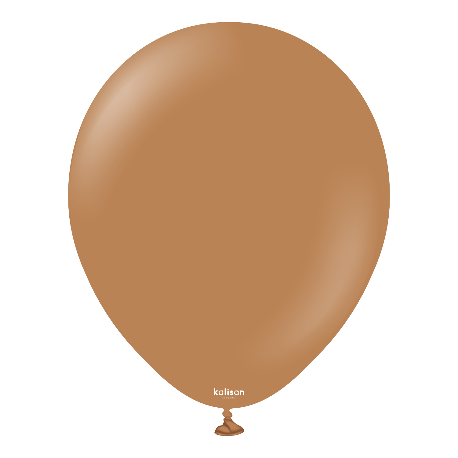 Balloons2Go Balloons 5 inch (100 Ct) / Caramel Brown Kalisan Standard Colors All Sizes Kalisan Deluxe Latex Balloons | Vibrant Color Collection