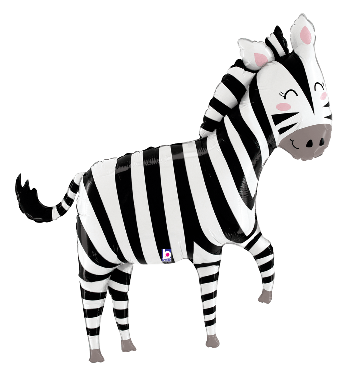 Balloons2Go Balloons Jungle Zebra 43 inch Balloon Jungle Zebra 43 inch Balloon