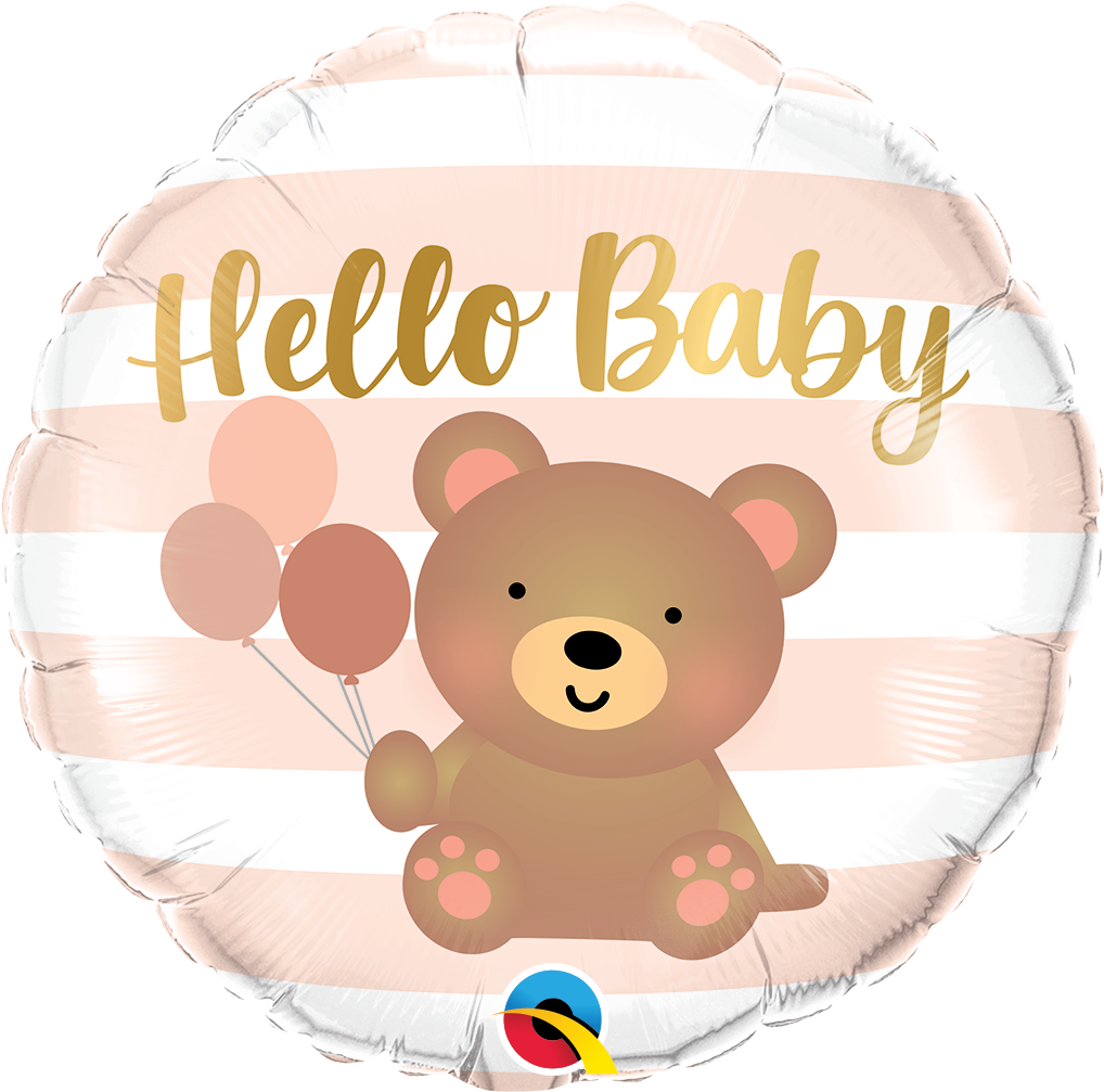 Hello Baby Bear 18 inch Foil